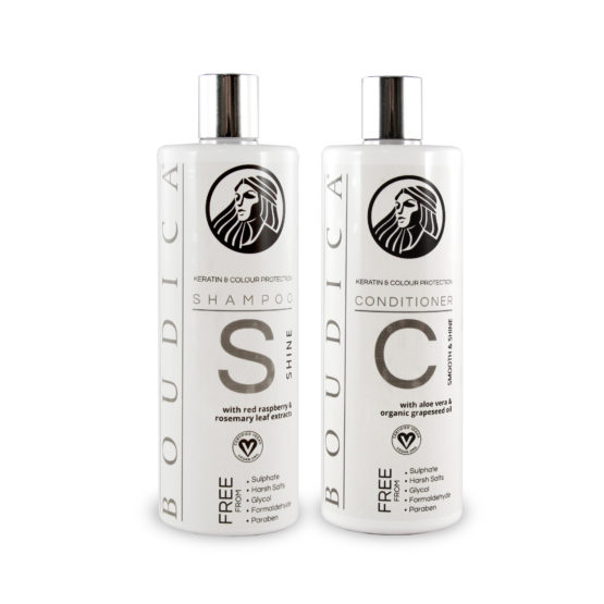 Boudica – Shine Shampoo – Smooth-Shine Conditioner
